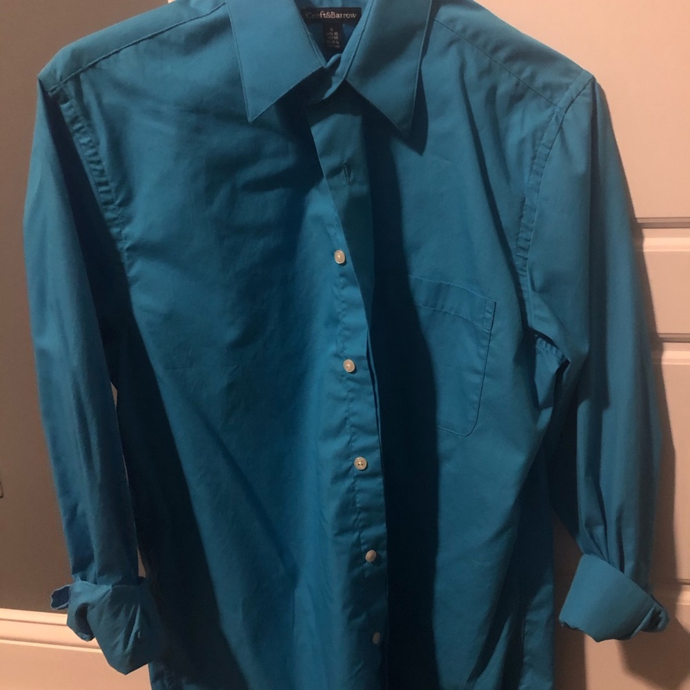 Croft&Barrow Aqua blue dress shirt